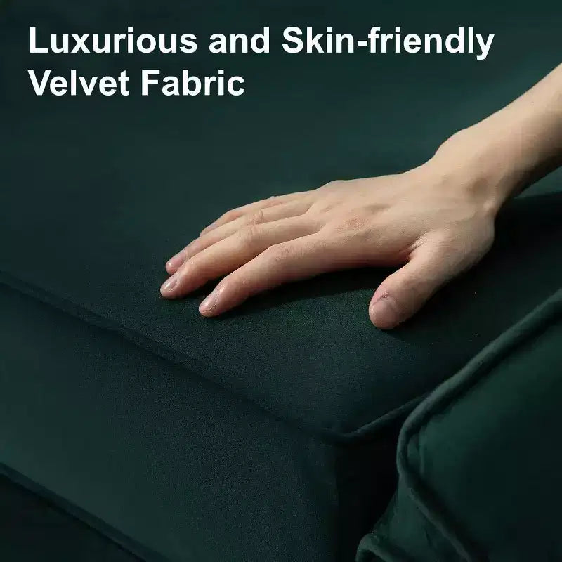Pouf Modulable en Velours – Sièges Personnalisables pour Salon