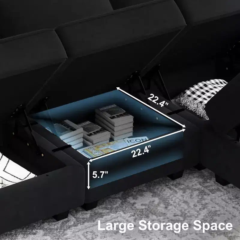 Pouf Modulable en Velours – Sièges Personnalisables pour Salon