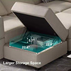 Pouf Modulable en Velours – Sièges Personnalisables pour Salon