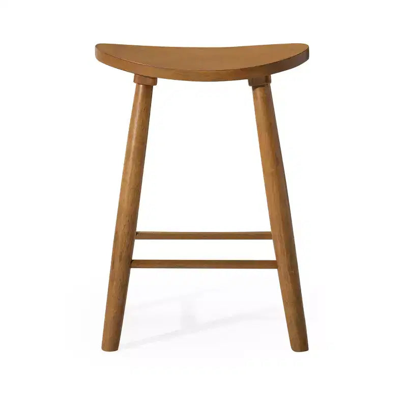 Tabouret de comptoir de cuisine en bois sans dossier Luna 26 po