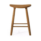 Tabouret de comptoir de cuisine en bois sans dossier Luna 26 po