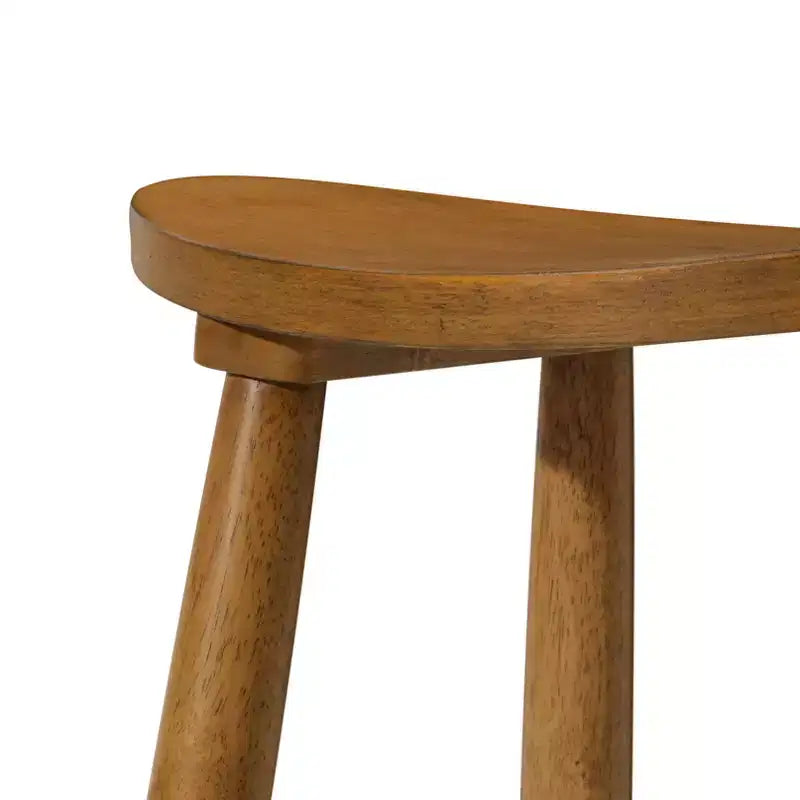 Tabouret de comptoir de cuisine en bois sans dossier Luna 26 po