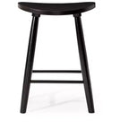 Tabouret de comptoir de cuisine en bois sans dossier Luna 26 po