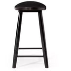 Tabouret de comptoir de cuisine en bois sans dossier Luna 26 po