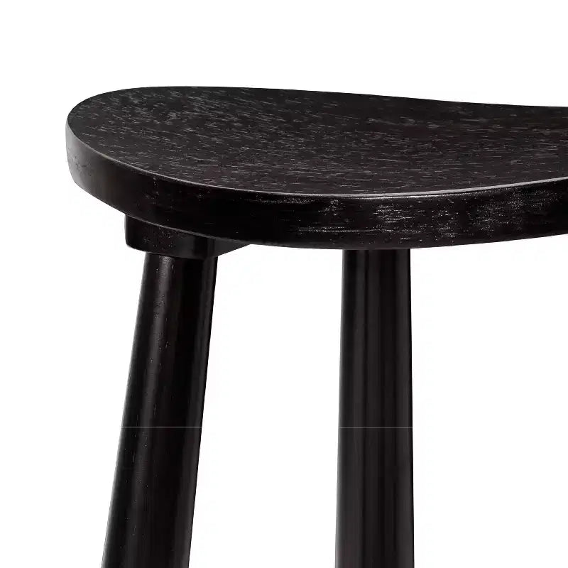 Tabouret de comptoir de cuisine en bois sans dossier Luna 26 po
