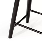 Tabouret de comptoir de cuisine en bois sans dossier Luna 26 po