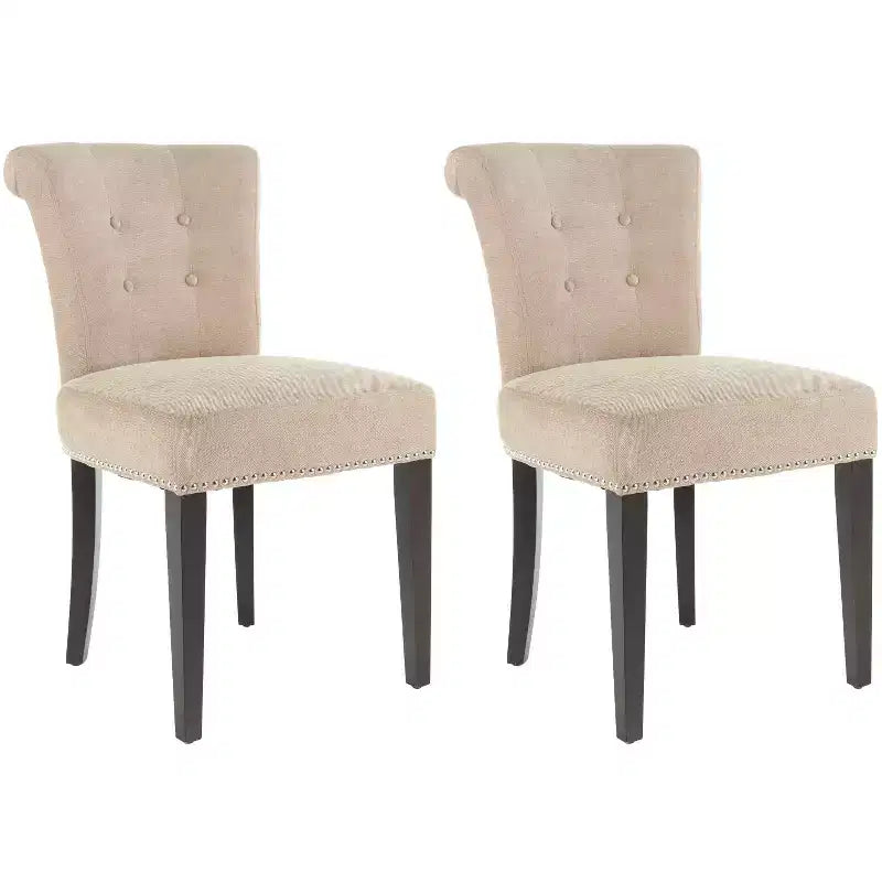 Sinclair 21 H Dining Chair With Nail Head Trim (Set of 2) - MCR4704 - Safavieh Couture