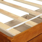 Lit plateforme jumeau avec 3 tiroirs de rangement
