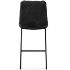 Tabouret de bar Thalia Mid-Century (lot de 2) en similicuir végane