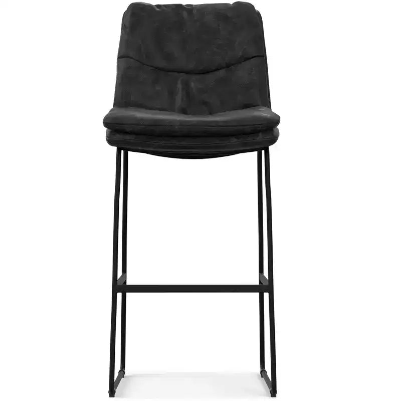 Tabouret de bar Thalia Mid-Century (lot de 2) en similicuir végane