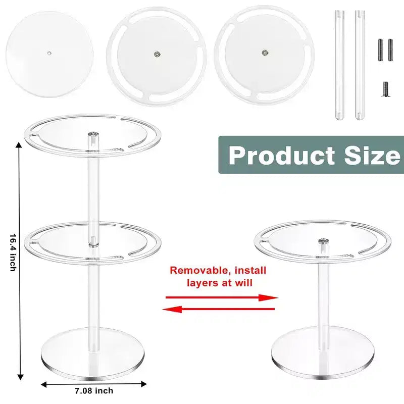 Organisateur de lunettes de soleil Support de lunettes de soleil Présentoir rotatif de lunettes de soleil avec base en bois Présentoir de rangement pour lunettes de soleil en acrylique