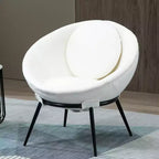 Table basse, jonc de mer naturel et marron expresso