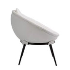 Table basse, jonc de mer naturel et marron expresso