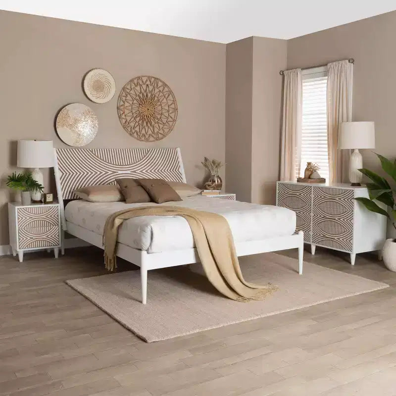 Table de chevet flottante avec lumières LED, chargement USB et 2 tiroirs pour chambre à coucher