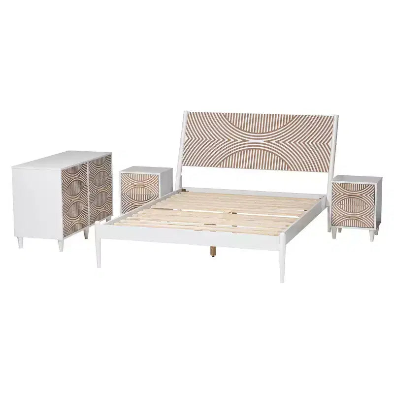 Table de chevet flottante avec lumières LED, chargement USB et 2 tiroirs pour chambre à coucher