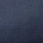 Pouff carré déhoussable et rembourré bleu