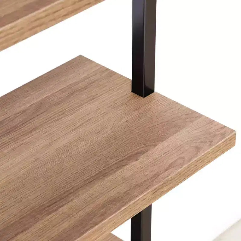 Étagère de 184 cm de hauteur en marron – Présentoir et rangement à étagères multiples