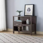 Armoire de rangement Athéna Noyer et Chêne