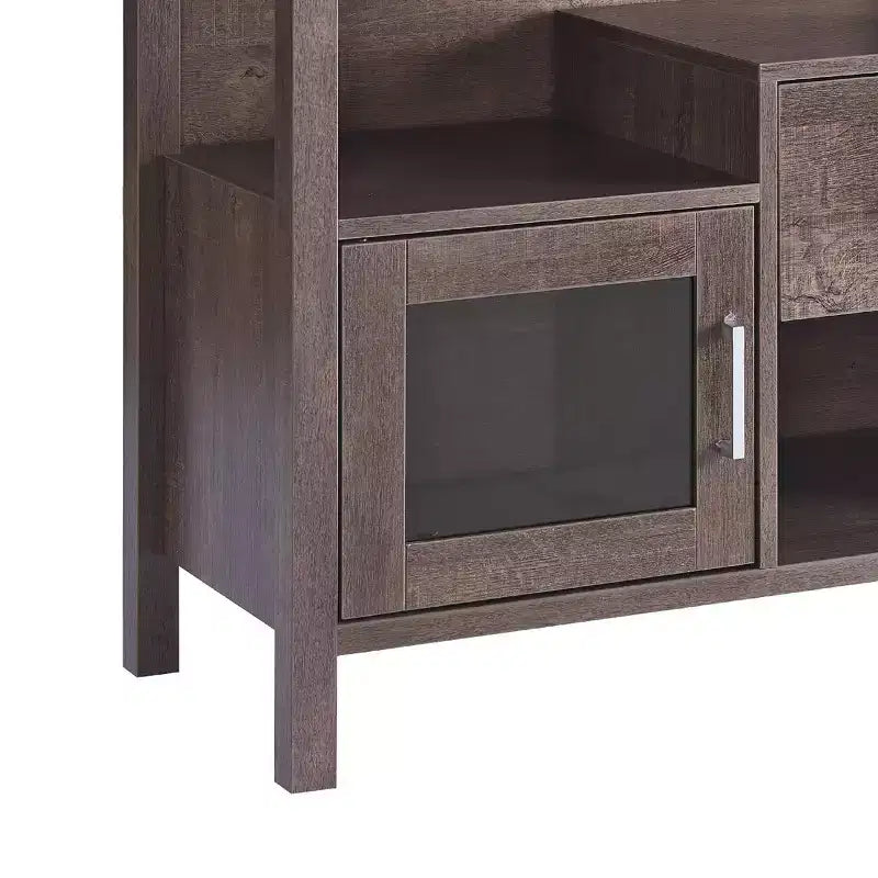Armoire de rangement Athéna Noyer et Chêne