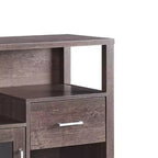 Armoire de rangement Athéna Noyer et Chêne