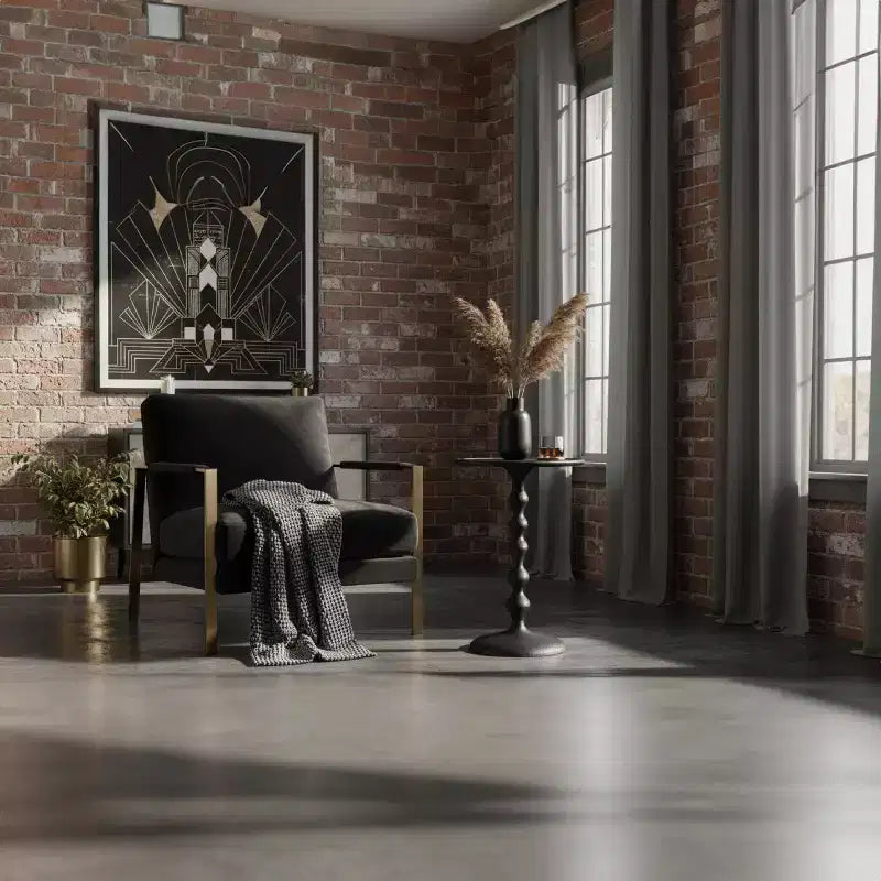 Table d'appoint ronde 22" en fonte d'aluminium texturée martelée noire