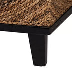 Table d'appoint rectangulaire étroite avec étagère pour salon