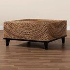 Table d'appoint rectangulaire étroite avec étagère pour salon