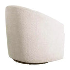 Fauteuil d'appoint pivotant à 360 degrés en tissu