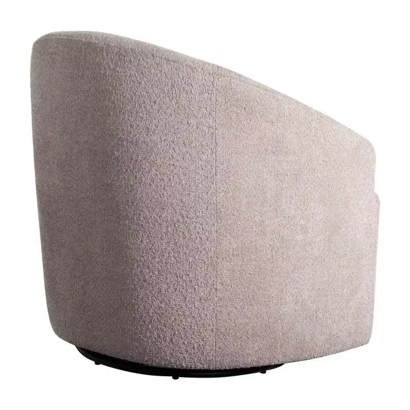 Fauteuil d'appoint pivotant à 360 degrés en tissu