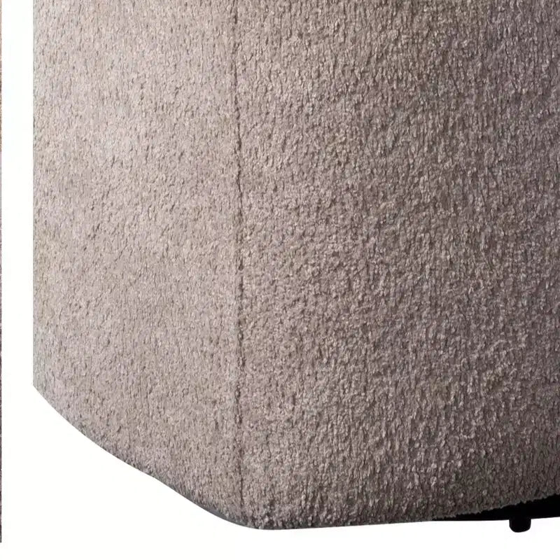 Fauteuil d'appoint pivotant à 360 degrés en tissu