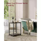 Lot de 2 petites tables d'appoint / tables de chevet pour salon, chambre, bureau, salle de bain