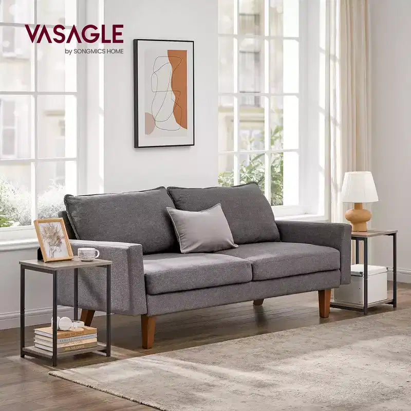 Lot de 2 petites tables d'appoint / tables de chevet pour salon, chambre, bureau, salle de bain