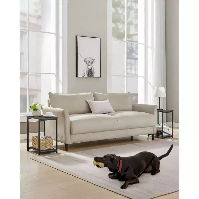 Lot de 2 petites tables d'appoint / tables de chevet pour salon, chambre, bureau, salle de bain
