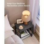 Lot de 2 petites tables d'appoint / tables de chevet pour salon, chambre, bureau, salle de bain