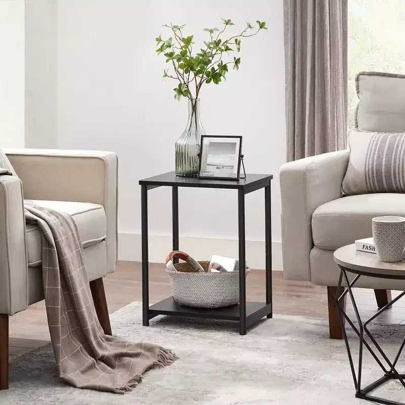 Lot de 2 petites tables d'appoint / tables de chevet pour salon, chambre, bureau, salle de bain