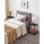 Lot de 2 petites tables d'appoint / tables de chevet pour salon, chambre, bureau, salle de bain