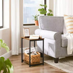 Lot de 2 petites tables d'appoint / tables de chevet pour salon, chambre, bureau, salle de bain