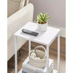 Lot de 2 petites tables d'appoint / tables de chevet pour salon, chambre, bureau, salle de bain