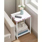 Lot de 2 petites tables d'appoint / tables de chevet pour salon, chambre, bureau, salle de bain