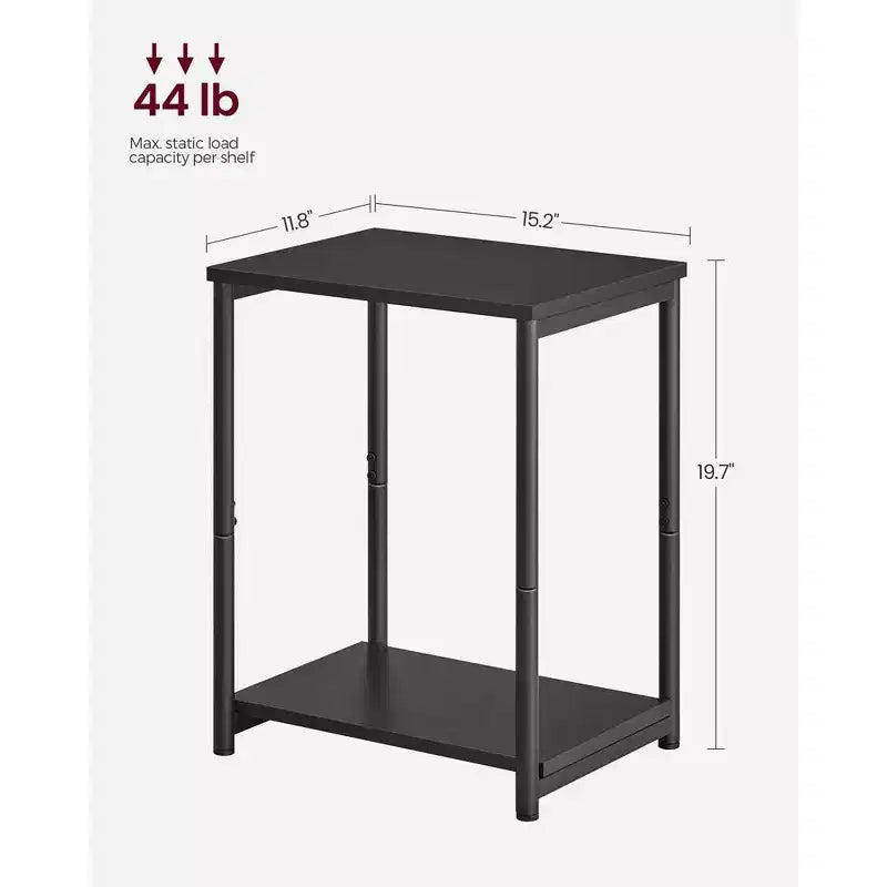Lot de 2 petites tables d'appoint / tables de chevet pour salon, chambre, bureau, salle de bain