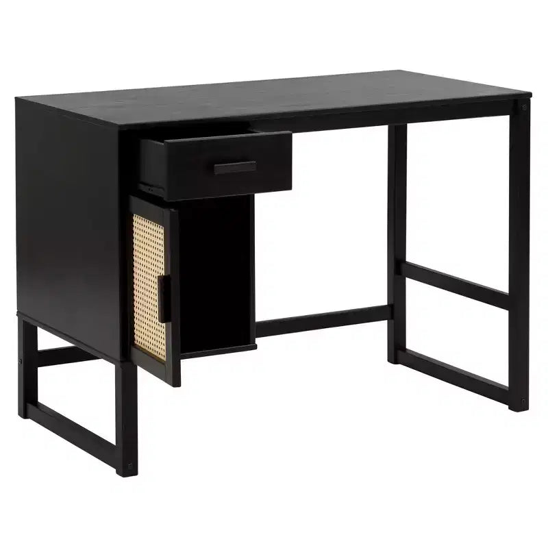 Bureau moderne avec rangement fermé et tiroir