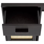 Bureau moderne avec rangement fermé et tiroir