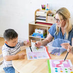 Meuble de rangement 15 casiers Streamline avec 15 bacs à ouverture frontale, 5x3, mobilier pour enfants