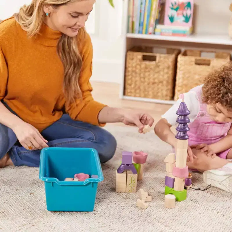 Meuble de rangement 15 casiers Streamline avec 15 bacs à ouverture frontale, 5x3, mobilier pour enfants