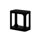 Ensemble de chambre 3 pièces : 2 tables de chevet à 2 tiroirs et commode à 6 tiroirs, noir