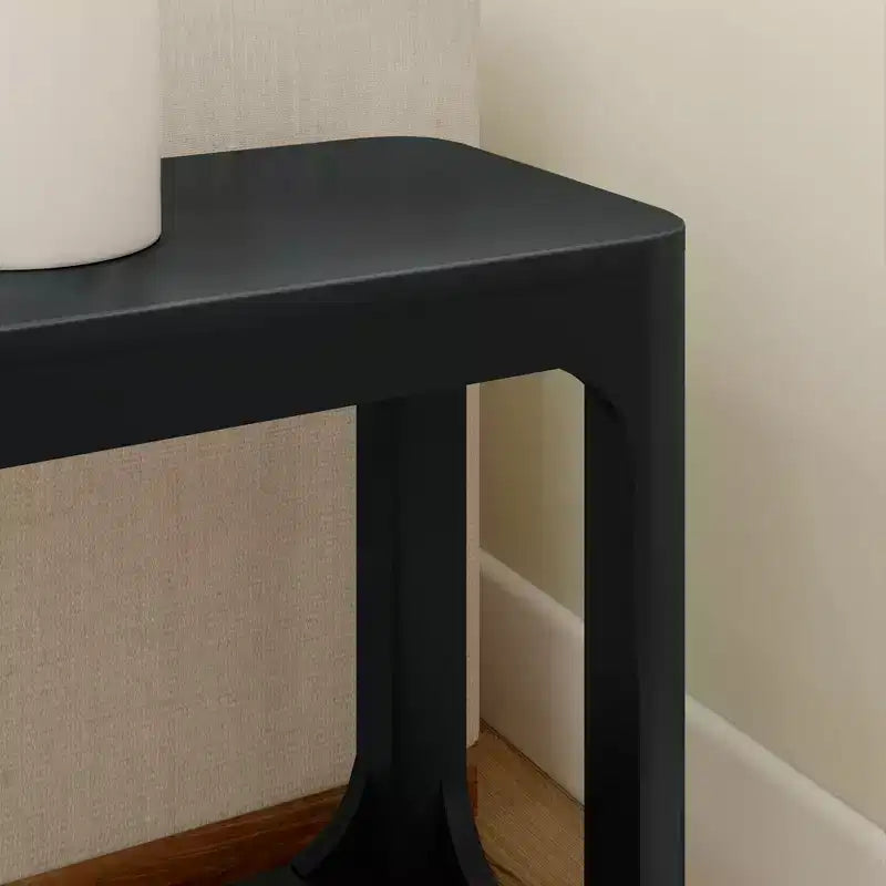 Ensemble de chambre 3 pièces : 2 tables de chevet à 2 tiroirs et commode à 6 tiroirs, noir