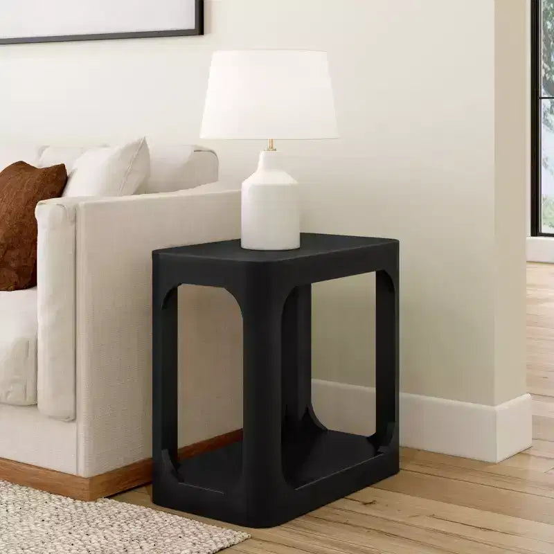 Ensemble de chambre 3 pièces : 2 tables de chevet à 2 tiroirs et commode à 6 tiroirs, noir