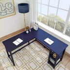 Pouffe de rangement rectangulaire capitonné en similicuir de 130 cm