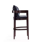 Lot de 3 tabourets de bar en hêtre rembourrés