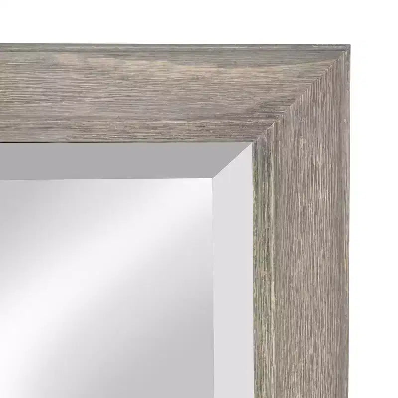 Miroir de pub 36 x 18 avec crochets en métal